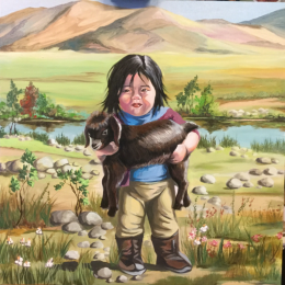 Bare min. 80x80 oljemaleri (10000 kr.)